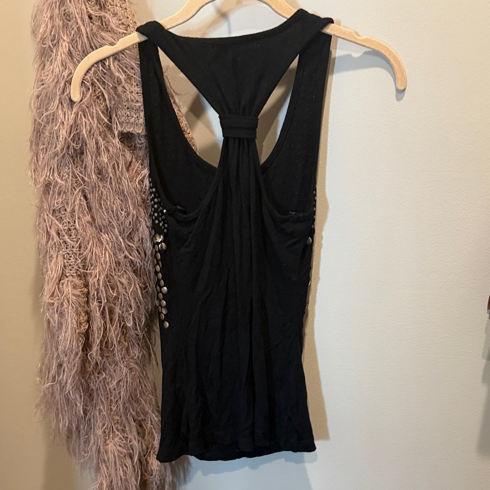 Papaya Black and Silver Sequin Tank Top - Picture 4 of 4